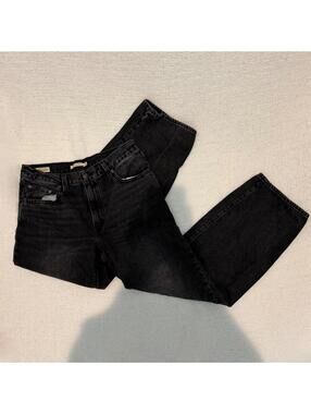 levi’s premium baggy dad jeans black wash size 30